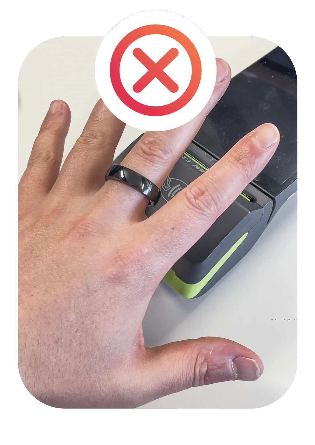 Anillo inteligente de pago, resistente al agua, no necessito se carga 